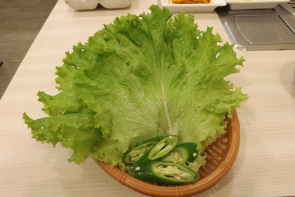 サムギョプサルの野菜